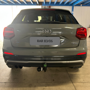 Pose d’attelage sur Audi Q2 à Fréjus – Remorque Attelage Riviera 83/06