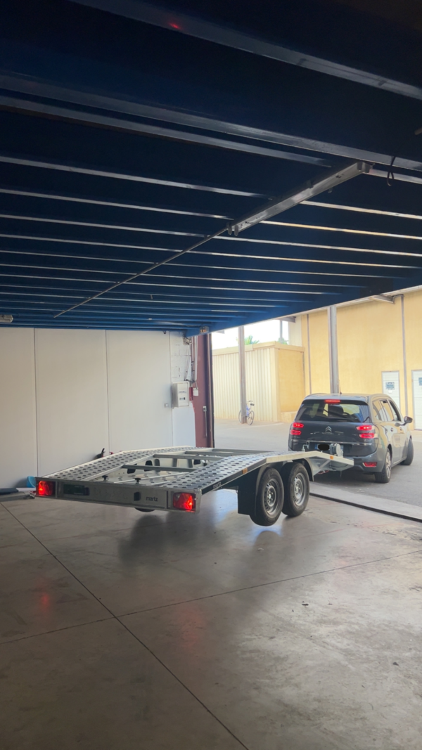 Remorque porte-voiture Martz – Deux pans cassés - PTAC 2700 kgs chez RAR 83/06 – Image 2